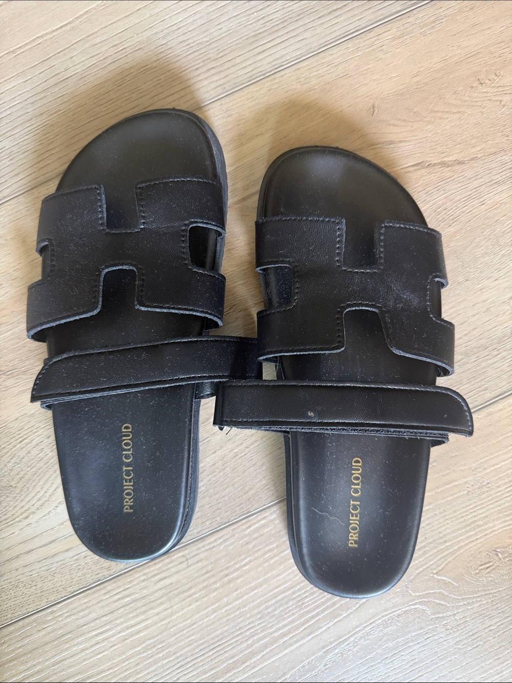 Project Cloud Black Women's Slide Sandals
